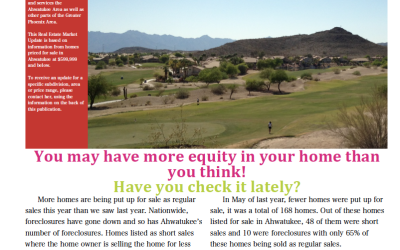 Ahwatukee Real Estate Market Update, Homes that sold in May 2013